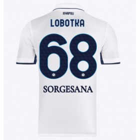 SSC Napoli Stanislav Lobotka #68 Borta Kläder 2024-25 Kortärmad